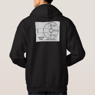 Moletom Diagrama Universal do Motor na SUDADERA COM CAPUZ