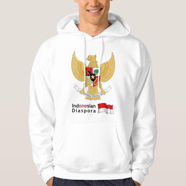 Moletom Diáspora indonésia Hoodie (Frente)