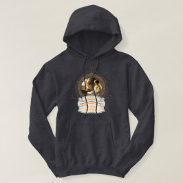 Moletom Dickens' Copperfield Quote Gold Blue Hoodie