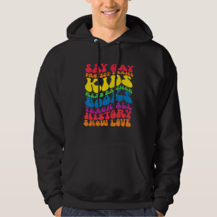 Moletom Diga Gay Proteja Crianças Trans Leia Livros Proibi
