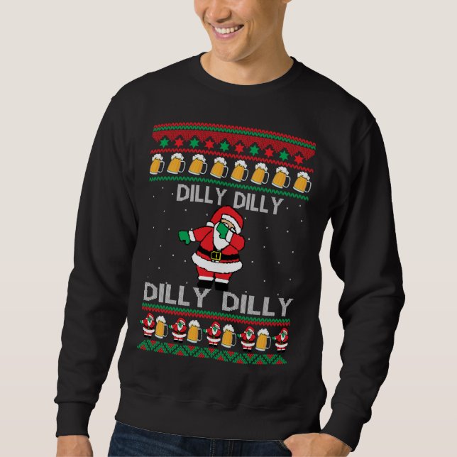 Moletom Dilly Dilly Papais noeis Dilly Dilly Febre Natal (Frente)