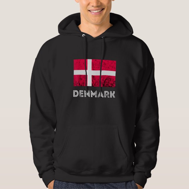 Moletom Dinamarca Dannebrog Danish Flag Dansk Roots Danish (Frente)