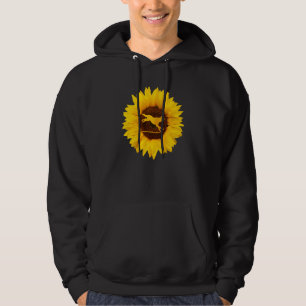 Moletom Dingo Para Mulheres Cachorro Pet Puppy Sunflower