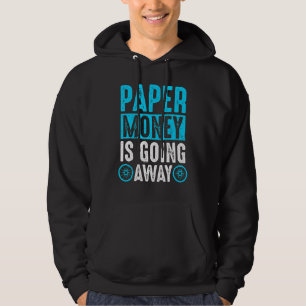 Moletom Dinheiro De Papel Está Saindo Do Criptograma Do Tr