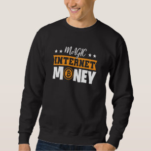 Moletom Dinheiro Mágico da Internet Bitcoin