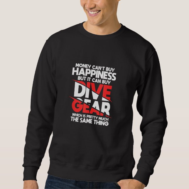 Moletom Dinheiro não pode Comprar de Diving Freediv de Eng (Frente)