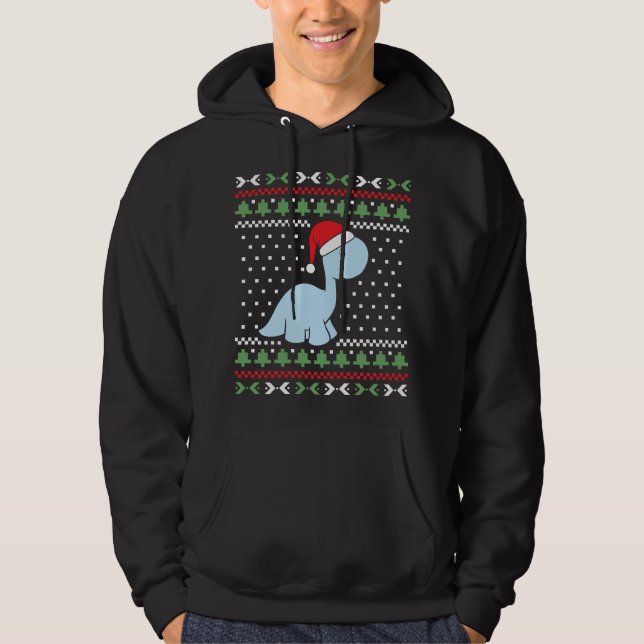 Moletom Dino Ugly Christmas Sweater (Frente)