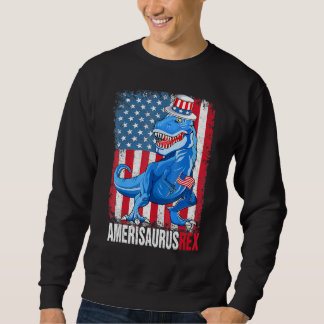 Moletom Dinossauro 4º De Julho Meninos Homens Amerisauro R