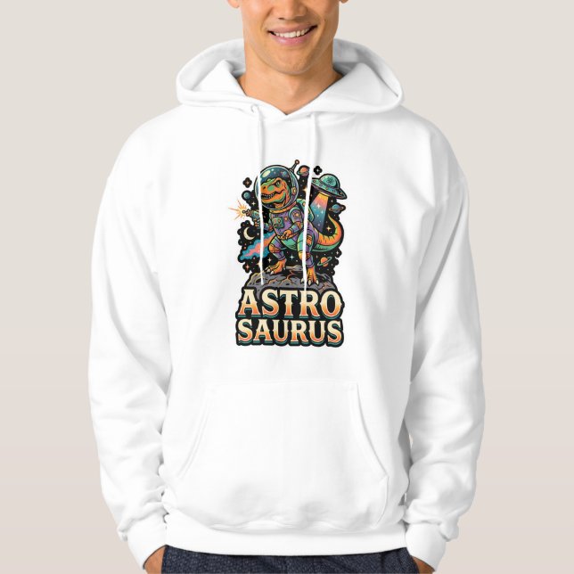 Moletom Dinossauro Alien Astro Saurus: Espaço Astronauta R (Frente)