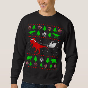 Moletom Dinossauro Feio de Natal Garoto Bebê
