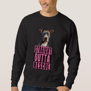 Moletom Direto do Resgate Pit Bulls Homens Mulheres Adoles