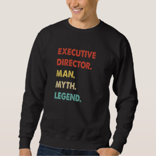 Moletom Diretor Executivo Homem Mito Lenda Premium