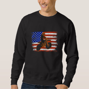 Moletom Dirt Bike American Flag Motocross Biker 4th De Jul