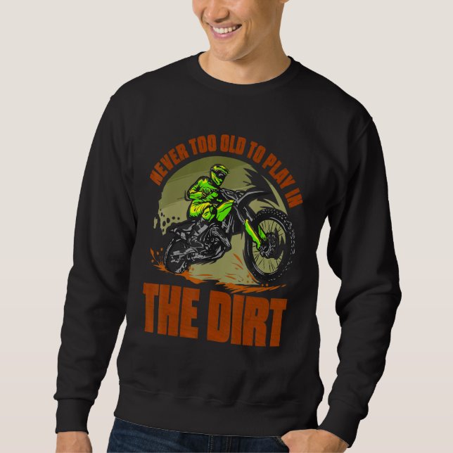 Moletom Dirt Bike Rider Motocross Enduro Dirt Biking (Frente)
