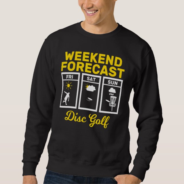 Moletom Dis de Voo Frisbee de Previsão de Golf de Disco no (Frente)