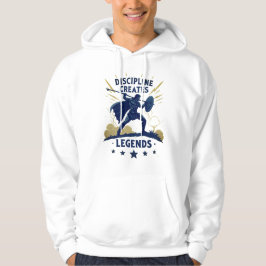 Moletom Discipline Creates Legends Hoodie – Motivational