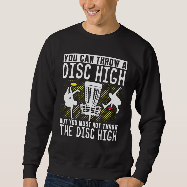 Moletom Disco Golf Disco Jokey Frisbee Golf Disco Golf 5 (Frente)
