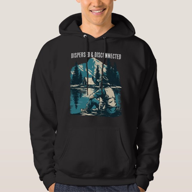 Moletom Dispersed & Disconnected | Vintage Mountain Campin (Frente)