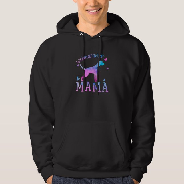 Moletom Distressed Weimaraner  Mom Mother s Day (Frente)