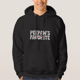 Moletom Dito Favorito do Peepaw Engraçado Avô Família Fofo