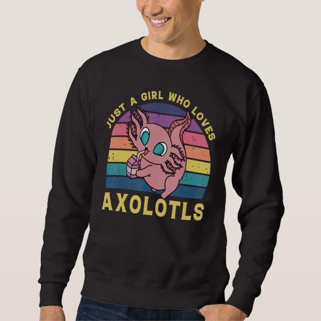 Moletom Ditos de Anfíbio Axolote 3 (Frente)