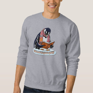 Moletom Dive Into Stories Cute Penguin Winter Sweatshirt