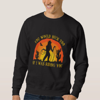 Moletom Diversão de Rodeo Cowgirl Horse Retro Sexy CowGirl