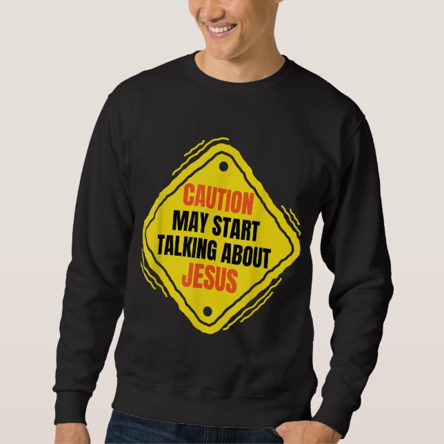 Moletom Diversão dizendo Jesus Meme Engraçado (Frente)