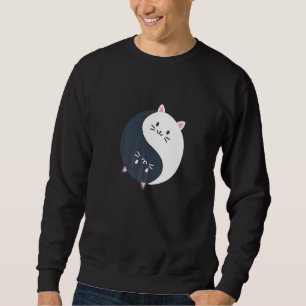 Moletom Divertido Cat Yin E Yang