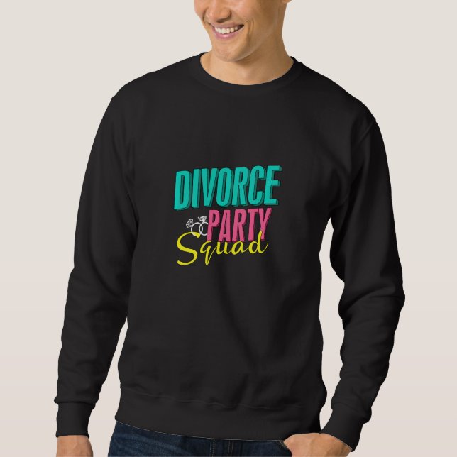 Moletom Divorciar Divórcio Esquadrão Engraçado (Frente)