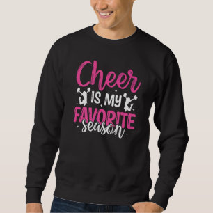 Moletom Dizer de Cheerleading Slogan Cheer É Meu Favorito