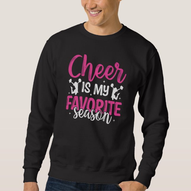 Moletom Dizer de Cheerleading Slogan  Cheer É Meu Favorito (Frente)