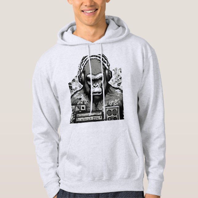 Moletom Dj Gorilla ape (Frente)