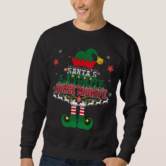 Moletom Doador de Natal Feio dos papais noeis Favoritos (Frente)