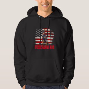 Moletom Doberman Pinscher Pai American Flag 4 De Julho Do