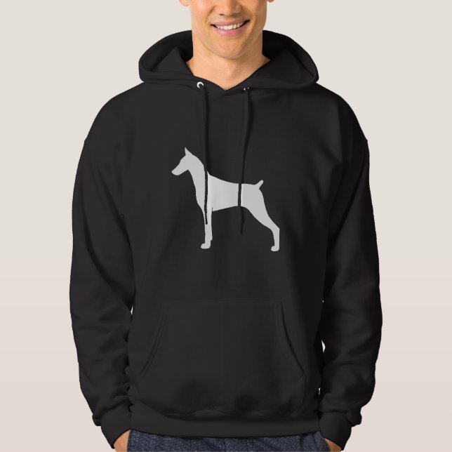 Moletom Doberman Pinscher Silhouette S 204 (Frente)