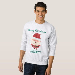 Moletom Docinho de Natal, Merry Xmas Loser, Sweater