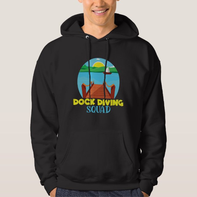 Moletom Dock Diving Squad Dog Owner Dog Training Dock Jump (Frente)