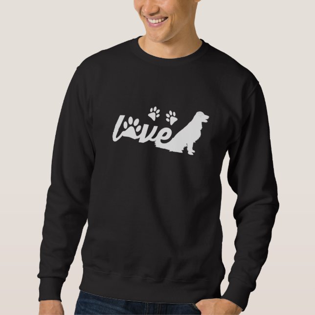 Moletom Dog  Dog Mom Dad Pet Owner Love Newfoundland Dog (Frente)