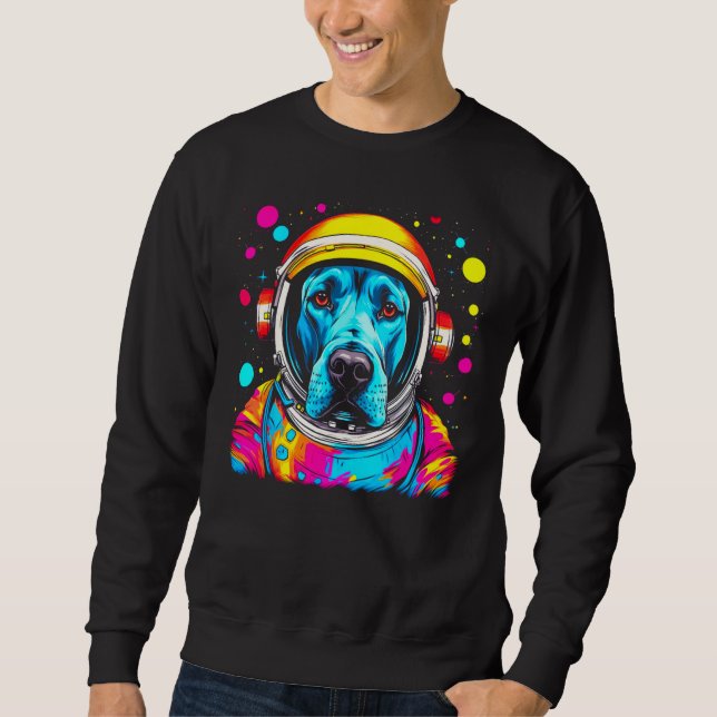 Moletom Dog Great Dane  Astronaut (Frente)