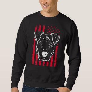 Moletom Dog Pitbull USA American Flag 5