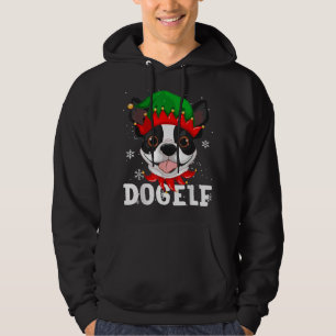 Moletom Dogelf Boston Terrier Dog Engraçado Cantinho de Na