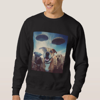 Moletom Dogs Selfie with UFOs for Dog  and UFO