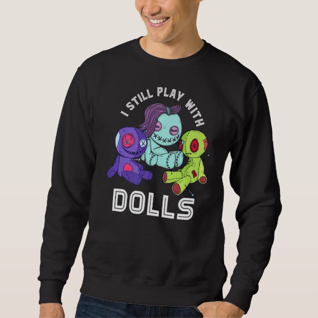 Moletom Doll Voodoo Eu Ainda Brinco Com Bonecas Pastel Bon (Frente)