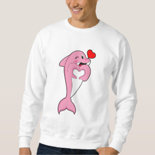 Moletom Dolphin Love Heart