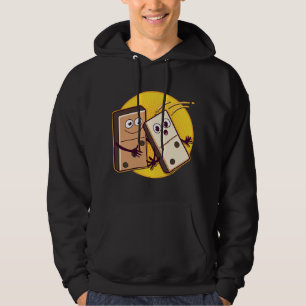Moletom Domino Jogadores Engraçados Dominos Caindo Azulejo