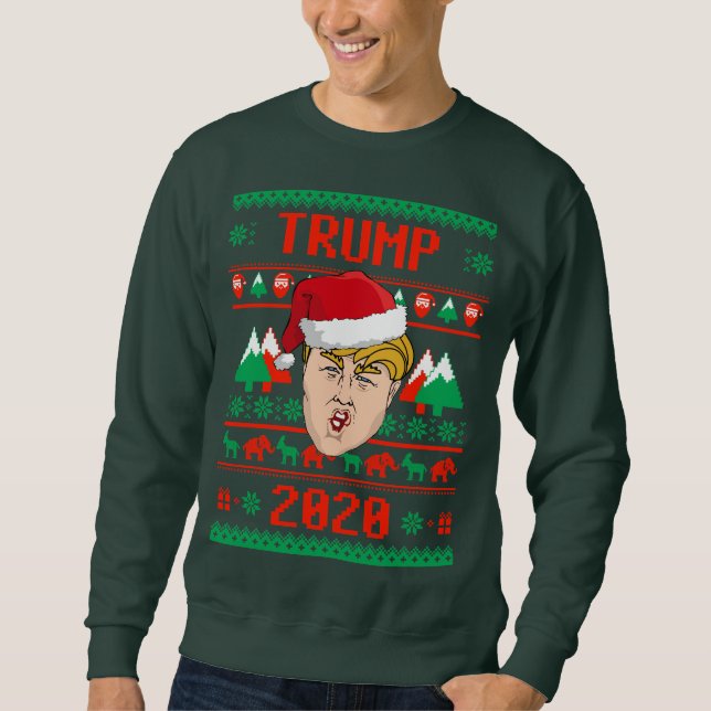 Moletom Donald Trump 2020 Feia Natal (Frente)