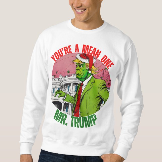 MOLETOM DONALD TRUMP - FAÇA EXCELENTE DE NATAL NOVAMENTE (Frente)