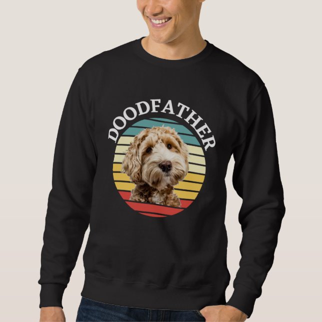 Moletom Doodfather Goldendoodle Labradoodle  for doodle da (Frente)