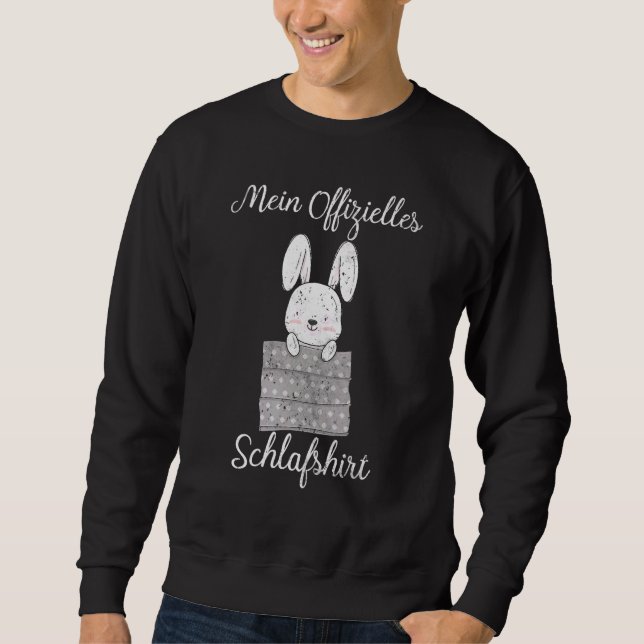 Moletom Dormir Pijamas Roupa Noturna Coelho (Frente)